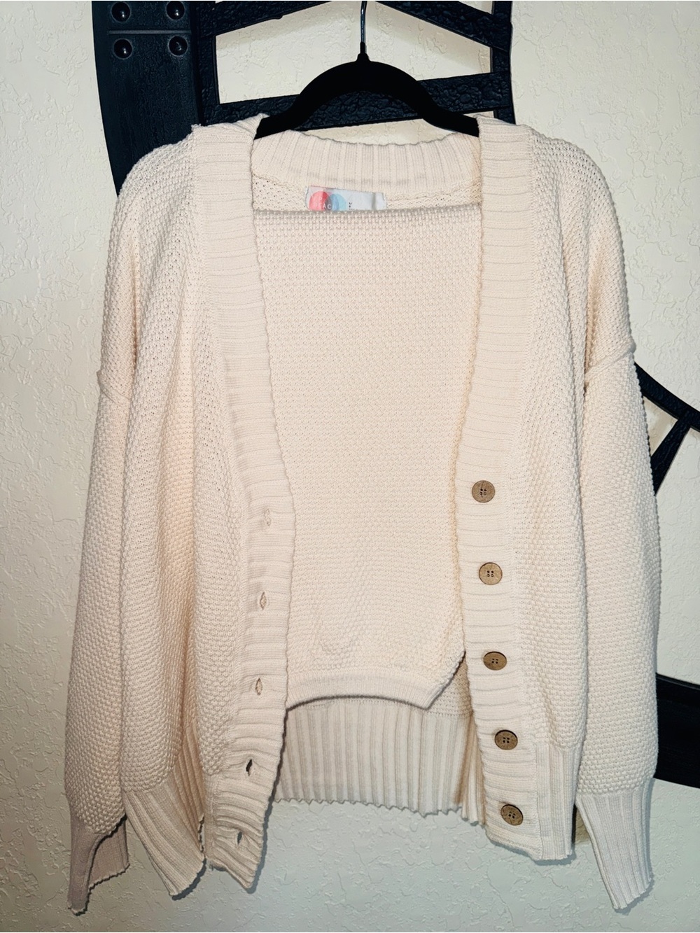 FP Beach Hailee Cardi Set - IVORY - Size Large